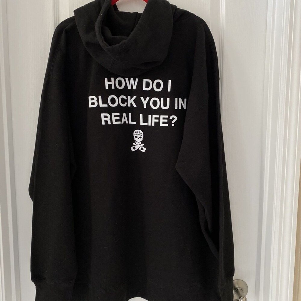 Linda Finegold " Assholes Live Forever " Hooded Sweatshirt Sz XXXL